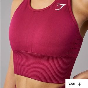 Gymshark energy seamless crop vest